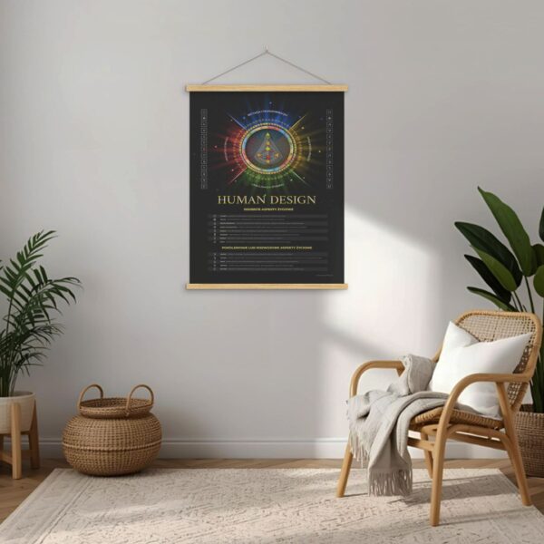 Plakat Human Design - Black Edition (Uniwersalny)